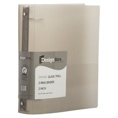 a binder with two ring binders on each side