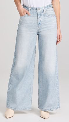 rag & bone Miramar Sophie Crop Pants | Shopbop High Rise Cotton Bottoms For Elevated Casual Wear, High Rise Bottoms With Elastic Waistband For Elevated Casual, Elevated Casual High Rise Bottoms With Elastic Waistband, Casual Full Length Pants With Frayed Hem, Relaxed Fit Flare Jeans With Pockets, Elevated Casual Washed Bottoms With Relaxed Fit, Relaxed Fit Washed Bottoms For Elevated Casual Wear, High Rise Denim Bottoms For Elevated Casual, High Rise Denim Bottoms For Elevated Casual Occasions