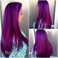 Love the color Wild Orchid Hair Color, Wild Orchid Hair, Orchid Hair Color, Orchid Hair, Bright Hair Colors, Top Hairstyles, Bright Hair, Wild Orchid