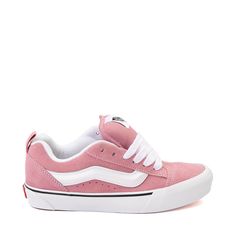 Vans Knu Skool Skate Shoe - Foxglove Pink Vans, Converse New, Oxford Heels, Skate Shoe, Girly Shoes, Snowboard Boots, Sports Footwear, Clogs Shoes, Retro Look