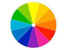 a color wheel with different colors in it