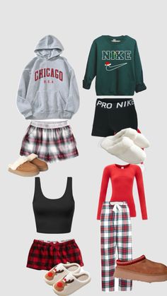 Cute Fits For Christmas, Christmas Pjs Ideas, Crismas Outfits, Christmas Clothes Aesthetic, Cute Outfits For Christmas, Preppy Christmas Outfit, Christmas Outfit Inspiration, Comfy Outfits Winter, Christmas Fits