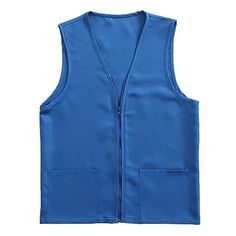 Clearance! Our products are focused on the customer experience and we look forward to your positive feedback.Adult Postulant Activity Vest Supermarket Vests Clerk Workwear Features: Featuring v-shaped neckline, zip front closure and comfort design. S: bust: 34" - 37", length: 25.5". This vest comes in Unisex US sizing. Men should 1 size up. vest is made of quality polyester. Lightweight and with multi-pockets to keep everything you need. Ideal as commercial team , work for supermarket, stores, h Supermarket Uniform, Vest Uniform, Workwear Vest, Casual Fall Jacket, Social Service, Sleeveless Puffer, Drawstring Jacket, Woman Vest, Sleeveless Coat