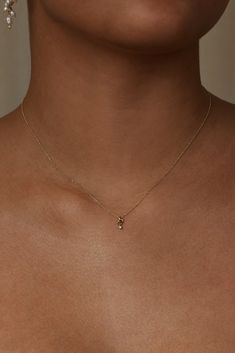 Little Ode Diamond Necklace – WWAKE Dainty Jewelry Aesthetic, Wwake Jewelry, Gold Dainty Jewelry, Necklaces White Gold, Dainty Necklace Gold, خواتم خطوبة, Little Necklace, Petite Jewelry, Pinterest Jewelry