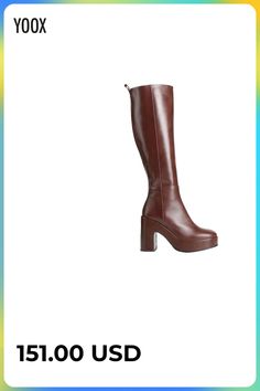 leather, no appliqués, solid color, leather lining, zipper fastening, round toe, square heel, rubber sole, contains non-textile parts of animal origin, boots , Color: Cocoa , Size: 10 Cocoa, Textiles, Solid Color, Zipper, Square, Boots, The Originals, Heels, Leather