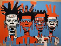 little people 1🧍‍♂️🧍‍♀️ Bob Marley Art, Art Studio Room, Black Art Painting, Art Painting Gallery, Africa Art, Masks Art, Art Prompts