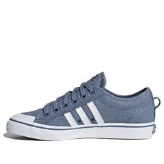 adidas originals Nizza Sneakers/Shoes Blue Casual Adidas Sneakers, Casual Blue Adidas Sneakers, Blue Athleisure Sneakers With Adidas Branding, Blue Athleisure Sneakers With Three Stripes Branding, Casual Adidas Sneakers For Spring, Casual Spring Sneakers With Three Stripes, Casual Three Stripes Sneakers For Spring, Adidas Nizza, Women Outfit