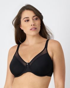 Shop Bali One Smooth U Ultra Light Underwire Bra at Balibras.com. Read reviews or select the size and style of your choice. Elomi Bras, Bali Bras, Tulle Top, Convertible Bra, Bra Brands, Everyday Bra, Seamless Bra, T Shirt Bra, Underwire Bra