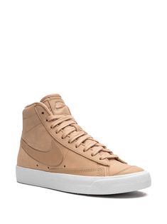 Nike Blazer Mid ’77 Premium "Vachetta Tan" Sneakers - Farfetch Tan Sneakers, Nike Blazer Mid 77, Nike Blazer Mid, Nike Blazers Mid, Sneaker Sale, Adidas Spezial, Adidas Campus, Blazer Mid, Athleisure Fashion