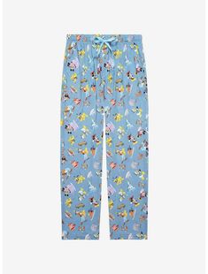 Disney Walt Disney World 50th Anniversary Rides & Attractions Sleep Pants - BoxLunch Exclusive Cute Disney Pajama Pants, Disney 50th Party, Pants For Disney World, Comfortable Pjs, 50th Anniversary Logo, Walt Disney World 50th Anniversary, Disney World 50th Anniversary, Friends Enjoying, Disney Icons