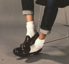 Funky Fits, Socks And Loafers, Loafers And Socks, Loafers With Socks, Socks Outfit, Chloë Sevigny, Shoes And Socks, Yennefer Of Vengerberg, Sock Outfits