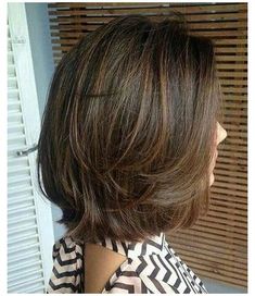 Hairdo Ideas, Medium Short Haircuts, Layered Bob Hairstyles, Short Layered, Short Layered Haircuts, Short Hair With Layers, Beautiful Style