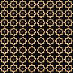 a black and gold geometric pattern