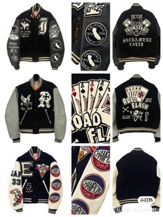 Senior Jackets Design Ideas, Varsity Jacket Style, Basketball Jersey Outfit, Hype Clothing, Designer Clothing Brands, Diy Jacket, Street Style Outfits Men