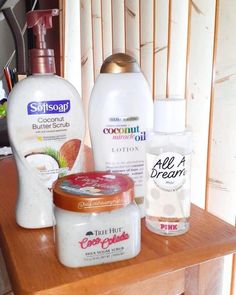 Coconut Routine, Smell Aesthetic, Body Scents, Web Aesthetic, Routine Inspiration, Shower Aesthetic, Selfcare Products, Scent Combos, Better Habits