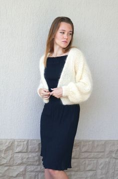 Check out this item in my Etsy shop https://www.etsy.com/listing/1034882504/crop-cream-fluffy-mohair-cardigan Cape For Women, Trendy Cardigans, Fluffy Cardigan, Dress Jeans, Milk Cream, Loose Knit Sweaters, Mohair Cardigan, Fuzzy Sweater, Loose Knit