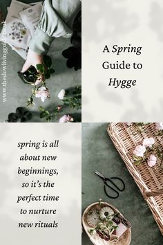 People often associate hygge with cosy blankets, candles and crackling fires, but hygge is about celebrating the beauty of all of the seasons. Spring is the season of hope and new beginnings, so it’s the perfect time to nurture new habits, as well as enjoy the beauty of nature. Here are a few ideas from BEX MASSEY | BRAMBLE & FOX to get you started. Read the full blog post over on The Slow Living Guide. www.theslowlivingguide.co.uk Hygge Spring, Spring Hygge, What Is Hygge, Cottagecore Spring, Hygge Book, Hygge Life, Living Brand, Spring Quotes