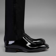 Santoni Shoes, Patent Leather Oxfords, Oxford Shoe, Shoes Boots Ankle, Leather Oxford Shoes, Buckle Boots, Women Accessories Bags, Shoes And Accessories, Black Patent Leather