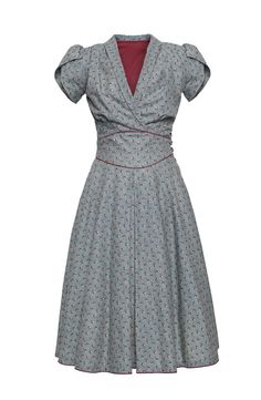 German Designer~ Lena Hoschek Lena Hoschek, Gray Dresses, Rockabilly Fashion, Vintage Inspired Dresses, 50s Fashion, Floral Vintage, Inspired Dress, Dress Vintage