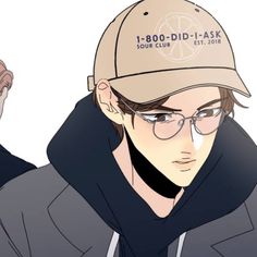 a man with glasses and a baseball cap