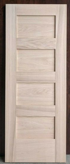 a close up of a door with wood grains on the bottom and side panels