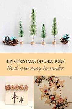 diy christmas decorations that are easy to make