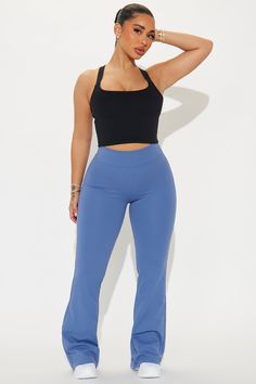 Available In Black, Slate Blue, And Hot Pink. Active Legging Elastic Waistband High Waisted Super Soft Medium Impact Pockets Stretch Pair With "Body Burn Super Soft Active Top" 77% Polyester 23% Spandex Imported | Body Burn Super Soft Active Yoga Pant in Slate Blue size Large by Fashion Nova Active Top, Yoga Pant, Active Leggings, Slate Blue, Yoga Pants, Blue Fashion, Fashion Nova, Hot Pink, Spandex