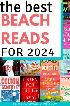 the best beach reads for 2012, including books from different countries and their names on them