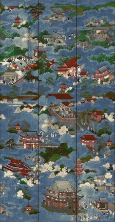 Floating World, Ancient Japan, World Wallpaper, Majestic Mountains, Mind The Gap, Mural Design, Wallpaper Direct, Scale Design, Art Japonais