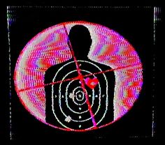 an image of a person with a target in the center