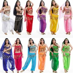 Belly Dance Costume Set Professional Dancer Bollywood Carnival Festival Outfit | eBay, $8 Gold Halter Top, Coachella 2012, Aladdin Costume, Belly Dancer Costumes, Fancy Outfit, Genie Pants, Dancer Costume, Belly Dance Outfit, Carnival Festival