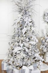 White Christmas Collection | White Christmas Tree | Decorator's Warehouse Silver Theme, White Christmas Tree, Christmas Collection, White Christmas, Christmas Tree, Christmas, Silver