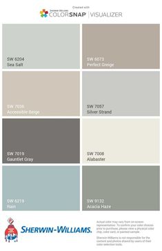 the color scheme for sheryln - williams's paint colors