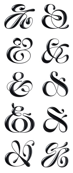 some type of black and white lettering with swirls on it's sides, including the letter g