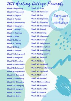 a blue and white poster with the words, 2013 healthy college principals week - by - week