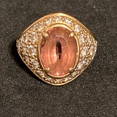 From An Estate James Avery, Pink Tourmaline, Womens Jewelry Rings, Tourmaline, Limited Time, Diamonds, Women Jewelry, Size 6, Ring