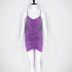 FREE SHIPPING Garden Sexy Sleeveless Summer Dress Ruched Bodycon Dress JKP3434 Fitted V-neck Mini Dress With Drawstring, Purple Ruched Bodycon Summer Dress, Sleeveless Bodycon Mini Dress With Drawstring, Sleeveless Drawstring Bodycon Party Dress, Fitted Sleeveless Mini Dress With Drawstring, Purple Ruched Mini Dress For Beach, Purple Ruched Mini Dress For The Beach, Purple Ruched Mini Dress For Club, Fitted Ruched Bodycon Dress For Beach