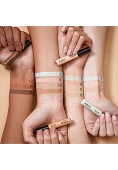 KIKO Milano SKIN TONE CONCEALER - Concealer - green Kiko Concealer, Kiko Milano, Skin Tone, Skin Tones, Vision Board, Hair Makeup, Shades, Collage