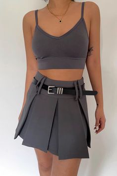 Item Type: BottomsMaterial: PolyesterPattern: PlainColor: White. Black. Gray. CoffeeSize: S.M.L Size (CM): Length Waist Hip S 32 64 92 M 33 68 96 L 34 72 100 Trendy Gray Pleated Skirt For Spring, Gray High Waist Pleated Mini Skirt, Pleated Gray Skort For Summer, Summer Pleated Gray Skort, Summer Gray Pleated Skort, Trendy Fitted Gray Pleated Skirt, Trendy Gray Skort For Spring, Gray Mini Tennis Skirt For Summer, Summer Gray Mini Tennis Skirt