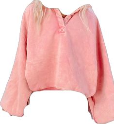 Pink Brynn Pullover Top  | Sassy Shortcake | sassyshortcake.com Cozy Oversized Collared Top, Oversized Cozy Collared Top, Cozy Solid Color Tops, Pink Long Sleeve Comfy Top, Comfy Long Sleeve Pink Tops, Comfy Oversized Pink Top, Cozy Collared Tops For Spring, Comfy Pink Tops For Lounging, Snap Button