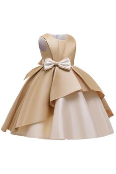 Girl dress Gold Sleeveless Princess Dress For Dress-up, Elegant Sleeveless Dress For Pageant, Elegant Gold Princess Dress With Ruffles, Princess Style Sleeveless Party Dress, Gold Sleeveless Ball Gown For Party, Princess Style Sleeveless Bridesmaid Dress, Gold Princess Dress Ball Gown For Dress-up, Princess Style Sleeveless Gold Dress, Gold Princess Sleeveless Dress