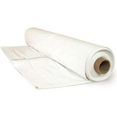 a roll of white paper sitting on top of a table