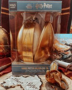 two harry potter golden eggs are in the packaging