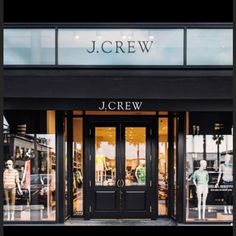 jcreww store front with mannequins in the window