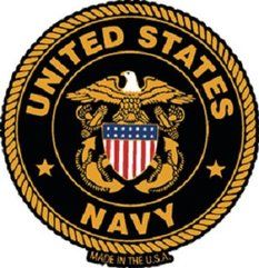 the united states navy emblem is shown