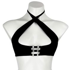 Onyx X Top Black Gothic Harness For Cosplay, Gothic Black Harness For Cosplay, Fitted Strapped Harness For Party, Black Gothic Harness With Straps, Gothic Black Harness With Straps, Gothic Party Harness With Straps, Black Fitted Gothic Harness, Gothic Fitted Harness For Party, Edgy Party Harness With Straps