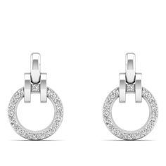 This Open Circle Diamond Stud Earrings combine the timeless elegance of diamonds with a modern, minimalist design. Perfect for any occasion, these earrings add a touch of sophistication and sophistication to any outfit. Crafted with high-quality materials, they are a luxurious addition to any jewelry collection. Metal: 14K Gold Setting Type: Prong Rhodium Finish: Yes, on White Gold Natural Diamond Details: Weight: 0.26 Quantity: 40 Average Cut: Very Good Average Color: G-H Average Clarity: SI1-S Dance Jewelry, Modern Minimalist Design, Circle Diamond, Birthstone Gifts, Ring Pendant Necklace, Diamond Stud Earrings, Diamond Stud, Mens Wedding Bands, Pendant Earrings