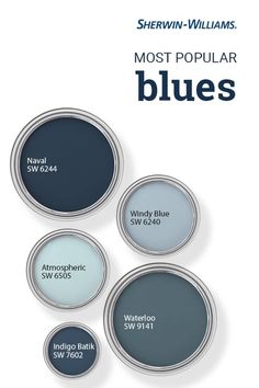 the most popular blue paint colors