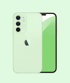 the new iphone 11 is shown in white and green