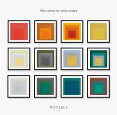 Lies You're Told About Simultaneous Contrast and Paint Colors Simultaneous Contrast, Josef Albers, Black And White Frames, Square Print, The Square, Exhibition Poster, Colored Paper, Giclee Art